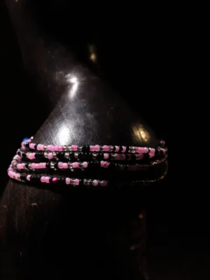 Purple Dot | 3 Strands